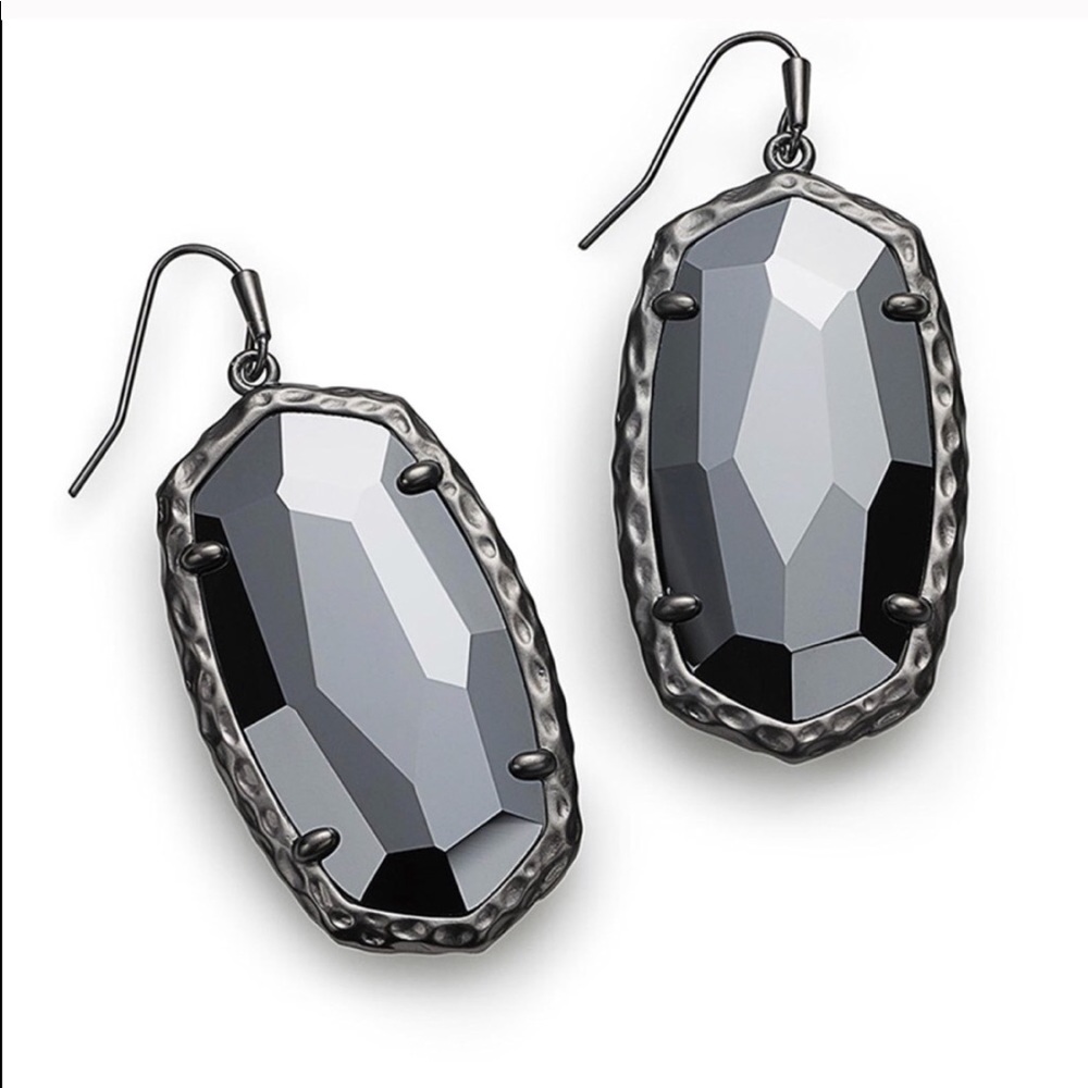 Kendra Scott Ella Gunmetal Earrings